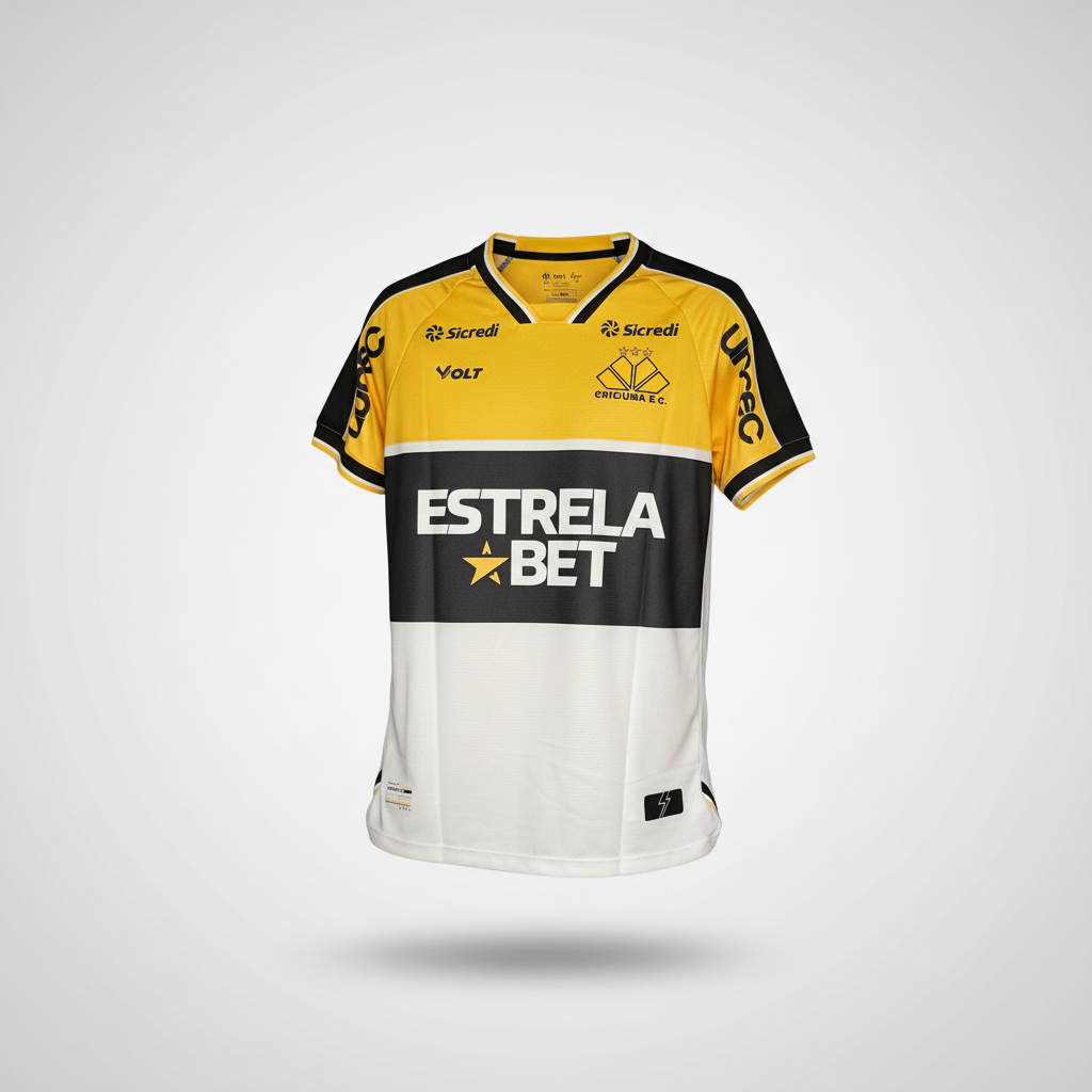 2025-2026 Criciuma Felipe Matheus HOME Kit Soccer Jersey Football Shirt Volt Sport Medium Authentic