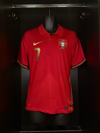 2020-2021 Portugal Ronaldo HOME Kit Soccer Jersey Football Shirt Nike Small Authentic