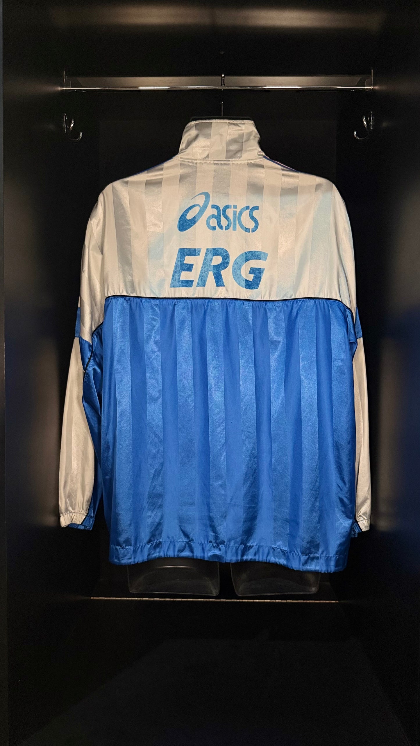 1995-1996 U.C. Sampdoria 1/4 ZIP Track JACKET Asics Medium Authentic