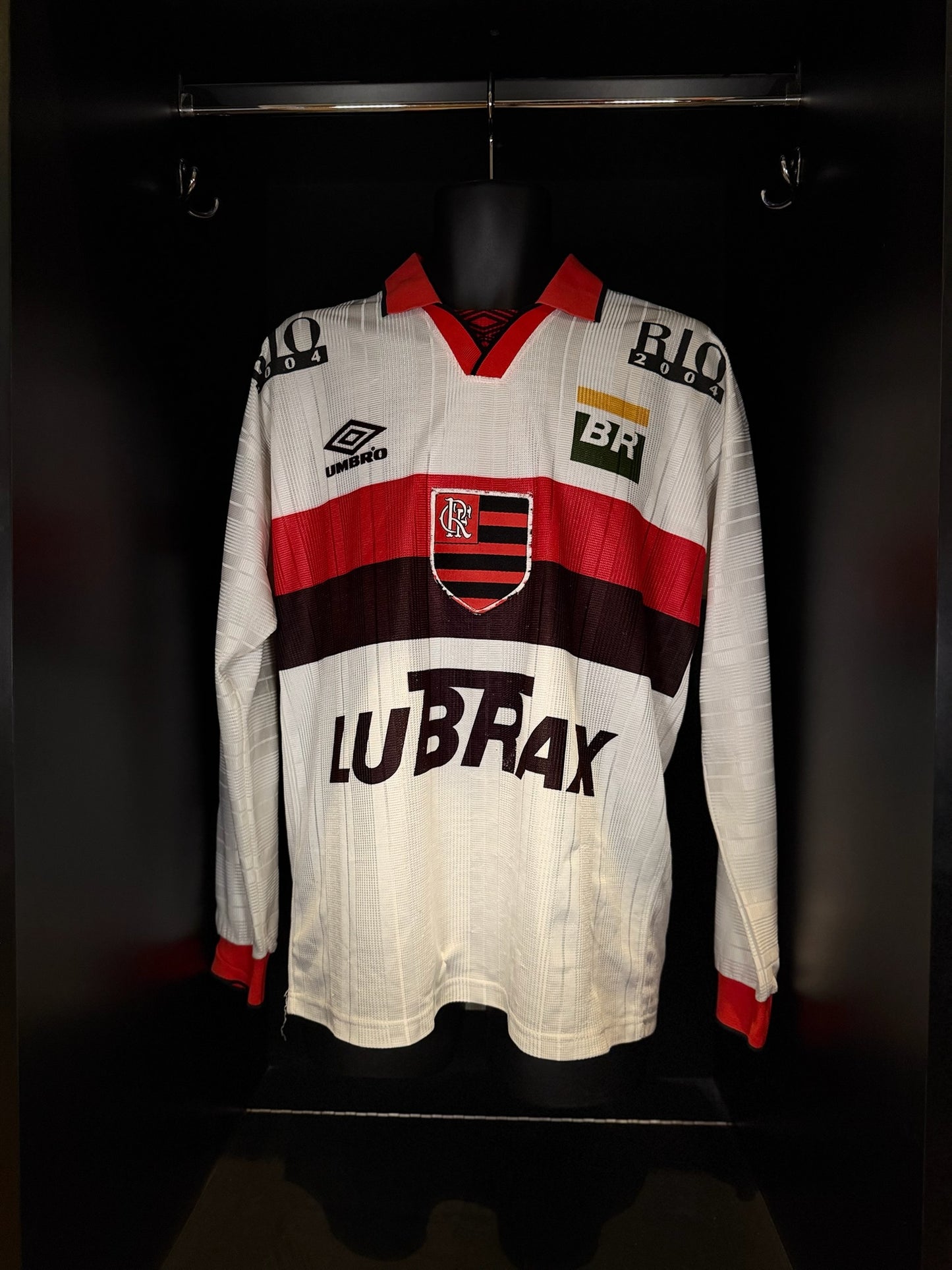 1996-1997 Flamengo AWAY Kit Soccer Jersey Football Kit Umbro Medium Authentic