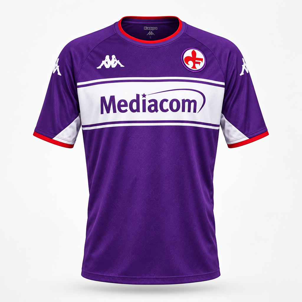 2021-2022 Fiorentina Torreira HOME Kit Soccer Jersey Football Shirt Kappa XXL
