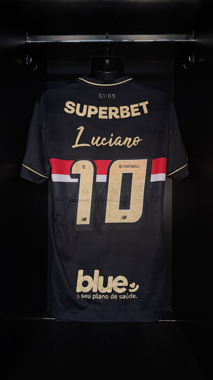 2025-2026 Sao Paulo FC Luciano THIRD Kit Soccer Jersey Football Shirt New Balance Large Authentic