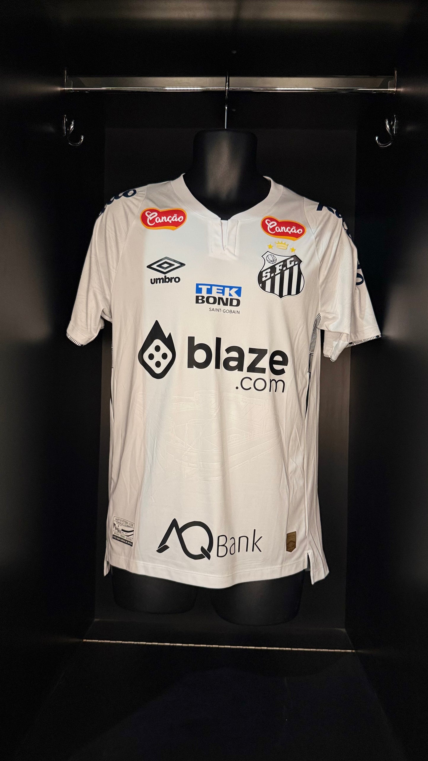 2024-2025 Santos Otero HOME Kit Soccer Jersey Football Shirt Umbro Medium Authentic