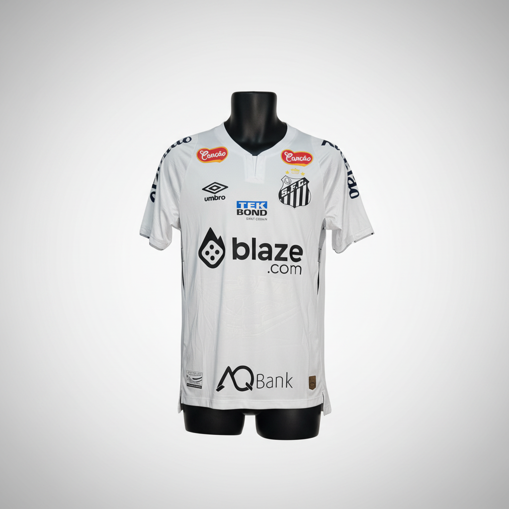2024-2025 Santos Otero HOME Kit Soccer Jersey Football Shirt Umbro Medium Authentic