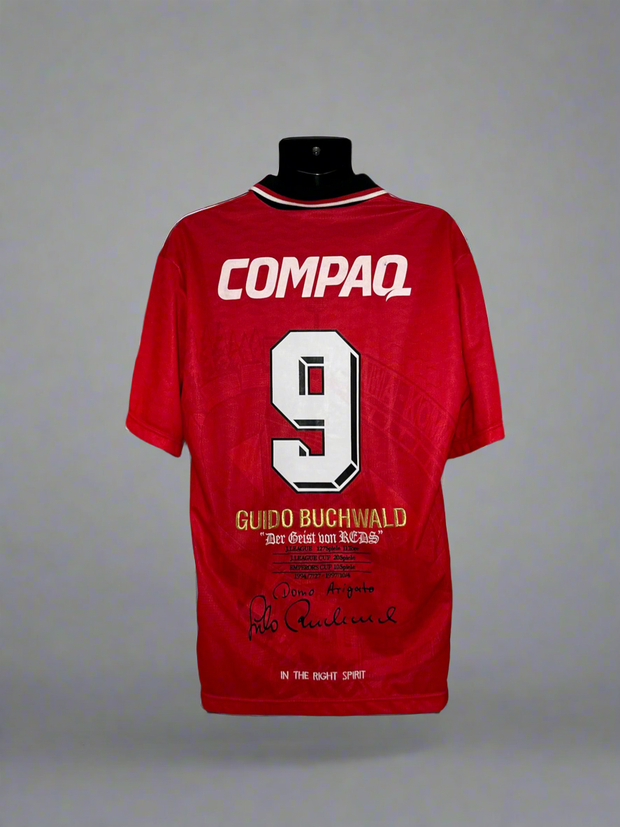 Urawa Red Diamonds Guido Buchwald #9 - Umbro - 1997/1998 - HOME Kit