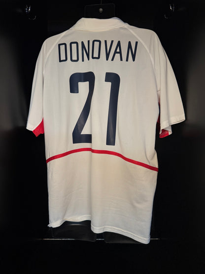 2002-2003 United States (USA) Donovan - HOME Kit Soccer Jersey Football Shirt Nike Large Authentic