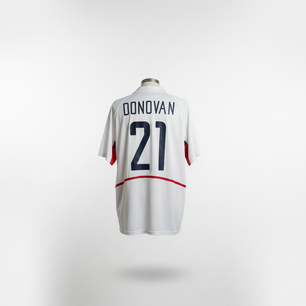 2002-2003 United States (USA) Donovan - HOME Kit Soccer Jersey Football Shirt Nike Large Authentic