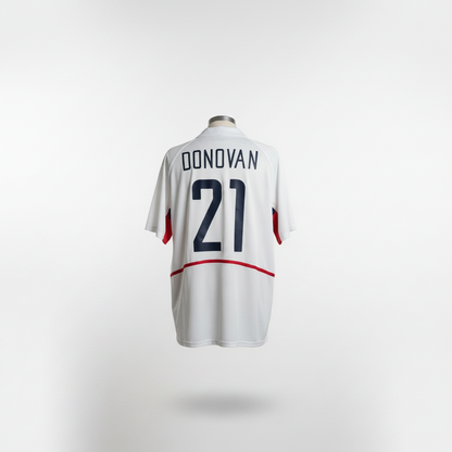 2002-2003 United States (USA) Donovan - HOME Kit Soccer Jersey Football Shirt Nike Large Authentic
