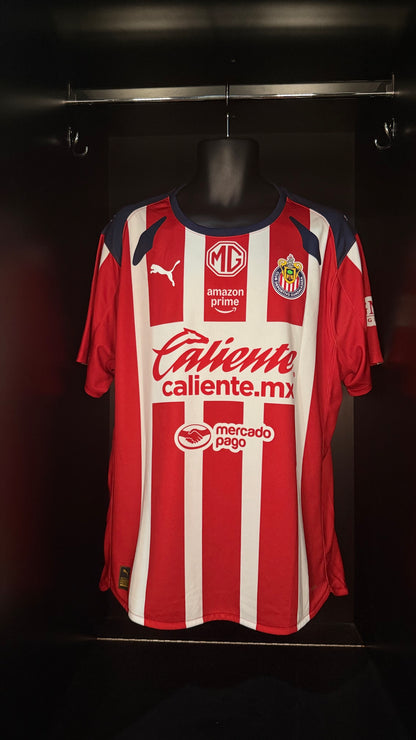 2025-2026 Chivas Guadalajara A. Gonzalez HOME Kit Soccer Jersey Football Shirt Puma XL Authentic