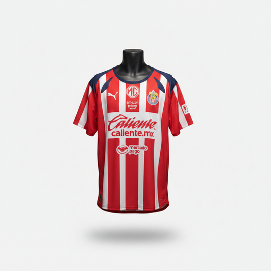 2025-2026 Chivas Guadalajara A. Gonzalez HOME Kit Soccer Jersey Football Shirt Puma XL Authentic