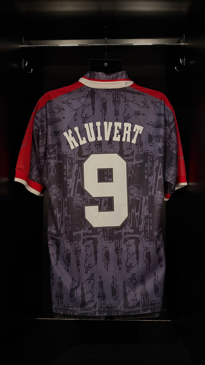 1996-1997 Ajax Kluivert AWAY Kit Soccer Jersey Football Shirt Umbro Large Authentic