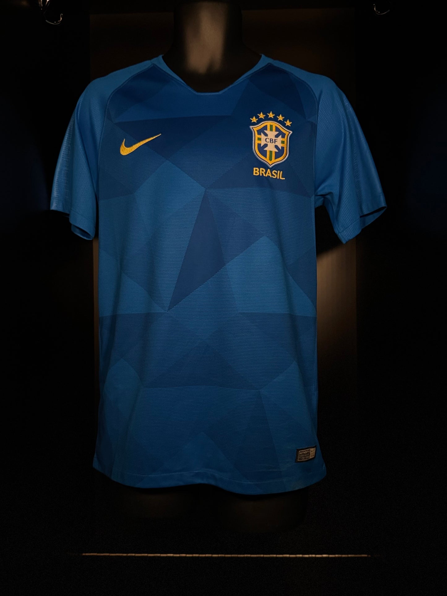 2020-2021 Brazil (CBF) Geromel AWAY Kit Soccer Nike Small Authentic
