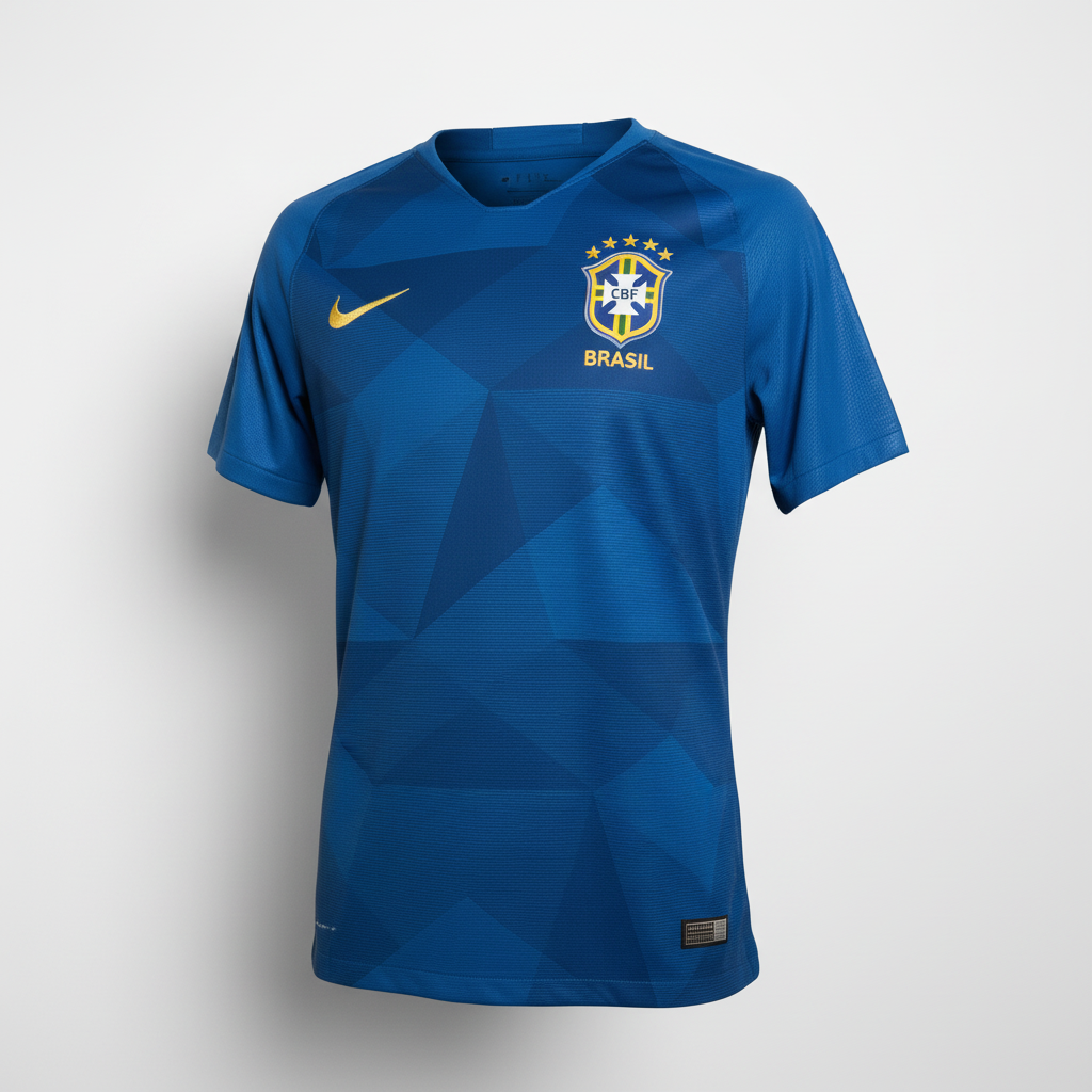 2020-2021 Brazil (CBF) Geromel AWAY Kit Soccer Nike Small Authentic