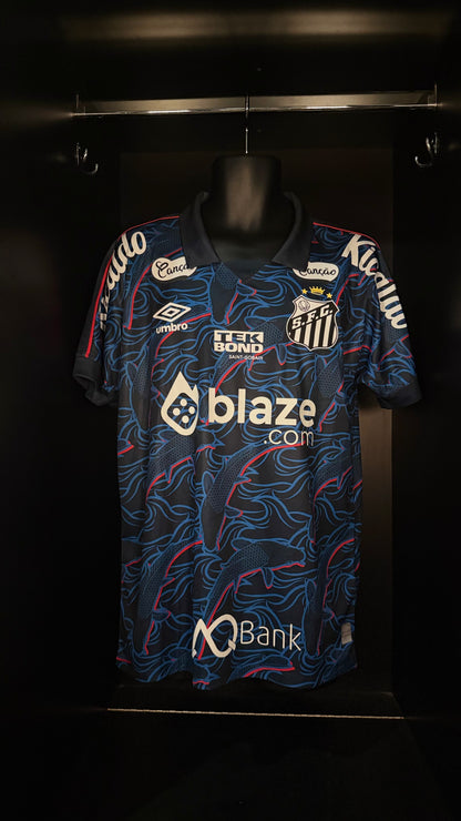2023-2024 Santos M. Leonardo THIRD Kit Soccer Jersey Football Shirt Umbro Large Authentic