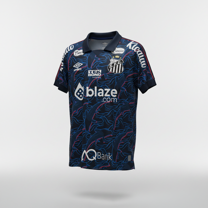 2023-2024 Santos M. Leonardo THIRD Kit Soccer Jersey Football Shirt Umbro Large Authentic