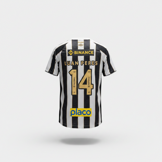 2024-2025 Santos Luan Peres AWAY Kit Soccer Jersey Football Shirt Umbro XL Authentic