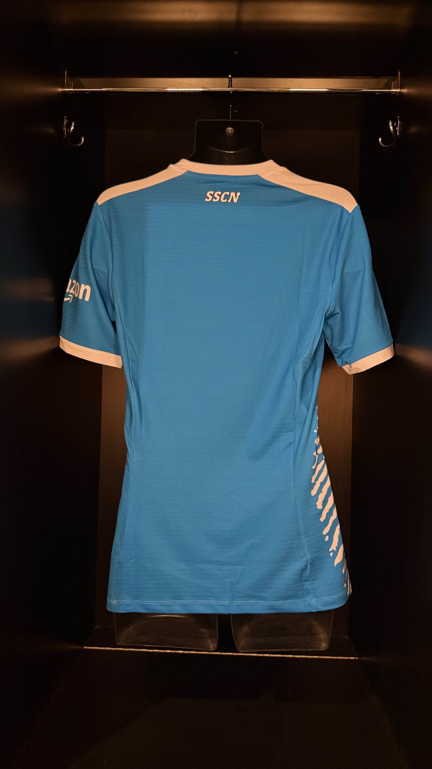 2021-2022 SSC Napoli "Maradona" THIRD Kit Soccer Jersey Football Shirt EA7 Medium Authentic