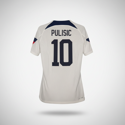 2022-2023 United States (USA) Pulisic HOME Kit Soccer Jersey Shirt Nike Large Authentic