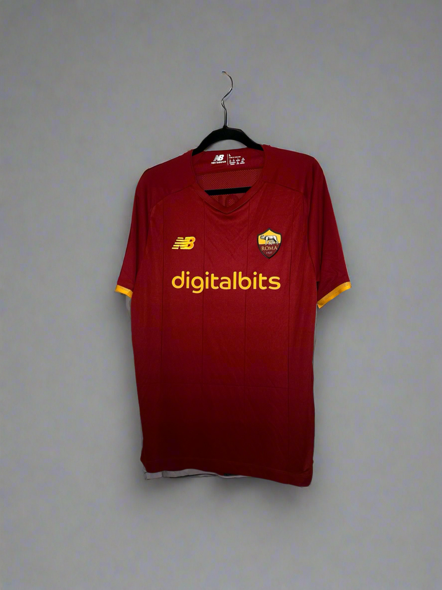 Roma Abraham #9 - New Balance - 2021/2022 - HOME Kit