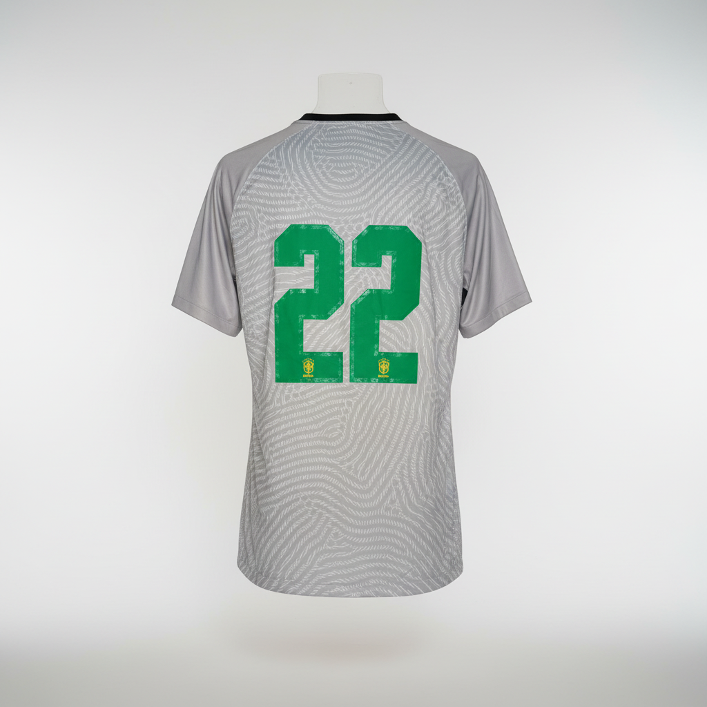 2020-2021 Brazil #22 GK Kit Soccer Jersey Shirt Nike Extra-Large Authentic
