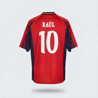 1998-1999 Spain (España) Raul HOME Kit Soccer Jersey Shirt adidas XL Authentic