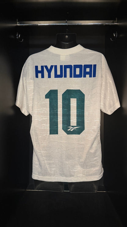 1995-1996 Fluminense AWAY Kit Soccer Jersey Football Shirt Reebok Large Authentic