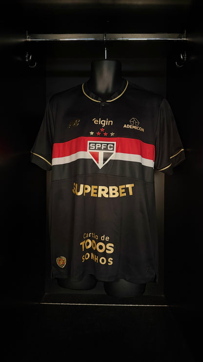 2025-2026 Sao Paulo FC Luciano THIRD Kit Soccer Jersey Football Shirt New Balance Large Authentic