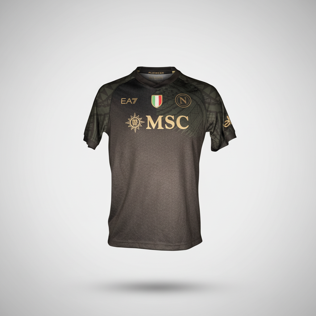 SSC Napoli Kvaratskhelia #77 - EA7 - 2023/2024 - THIRD Kit