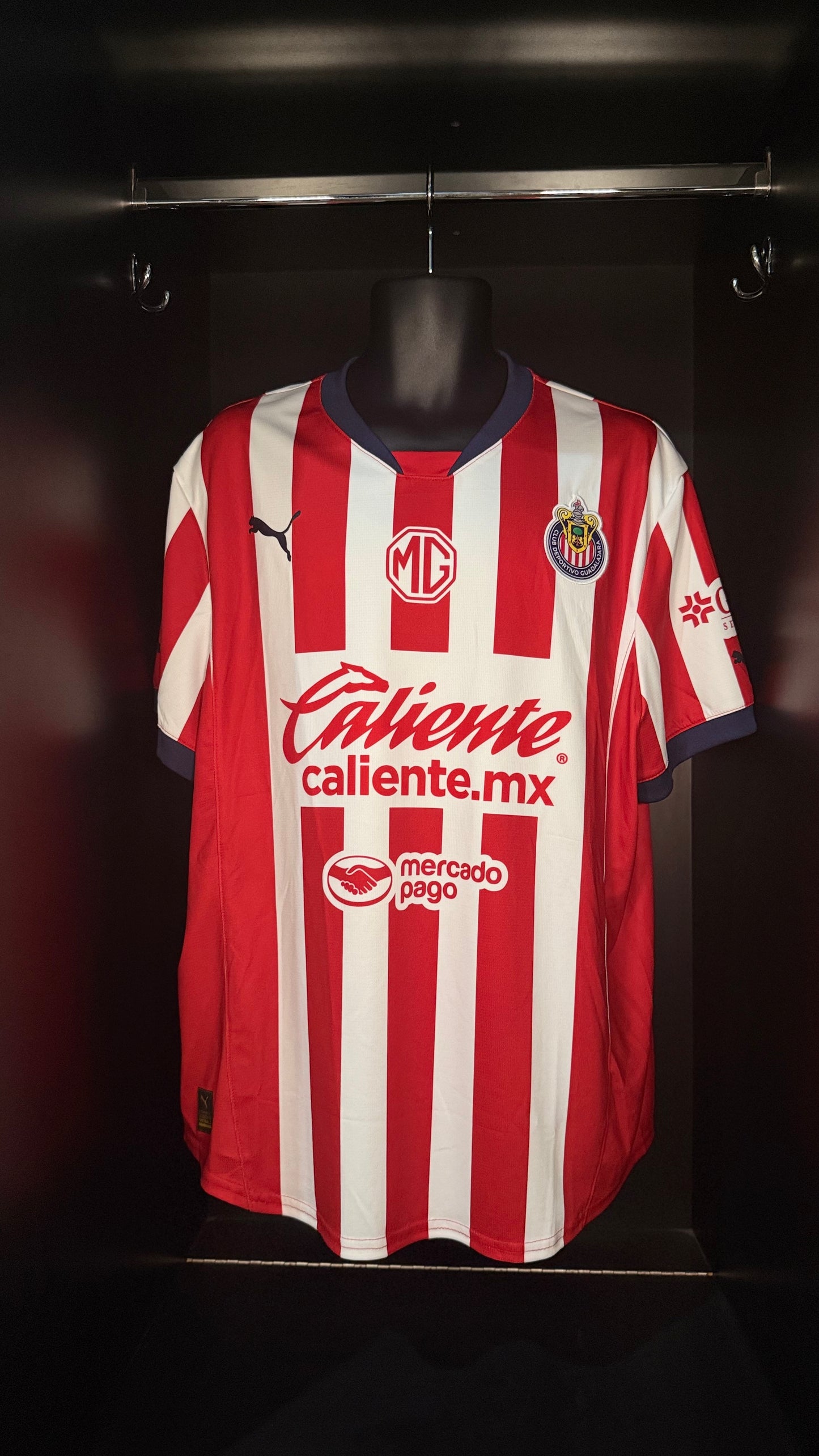 2024-2025 Chivas Guadalajara Pocho HOME Kit Soccer Jersey Football Shirt Puma XL Authentic