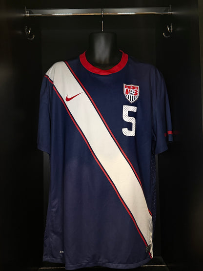 2010-2011 United States (USA) Onyewu AWAY Kit Soccer Jersey Football Shirt Nike XXL Authentic