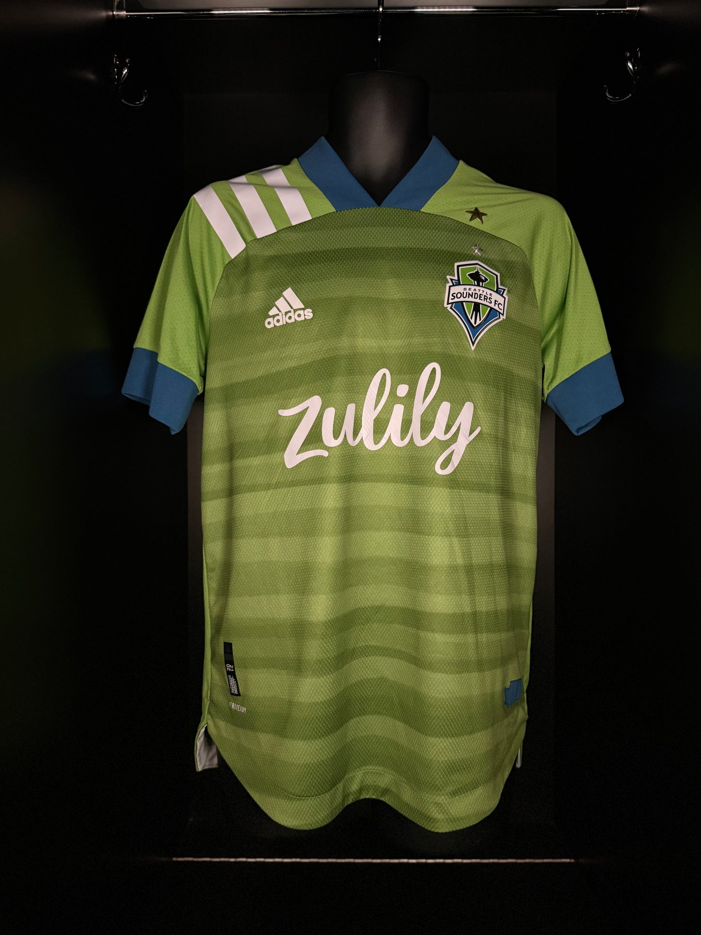 2020-2021 Seattle Sounders Ruidiaz HOME Kit Soccer Jersey Shirt adidas Medium Authentic