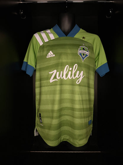 2020-2021 Seattle Sounders Ruidiaz HOME Kit Soccer Jersey Shirt adidas Medium Authentic