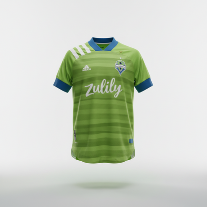 2020-2021 Seattle Sounders Ruidiaz HOME Kit Soccer Jersey Shirt adidas Medium Authentic