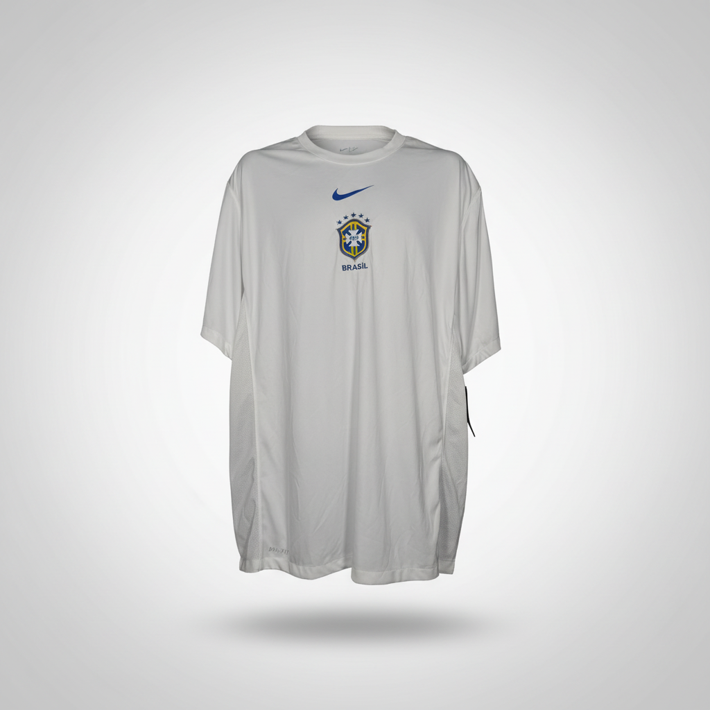 2008-2009 Brazil (CBF) TRAINING Pre Match Kit Soccer Jersey Shirt Nike 2XL XXL Authentic