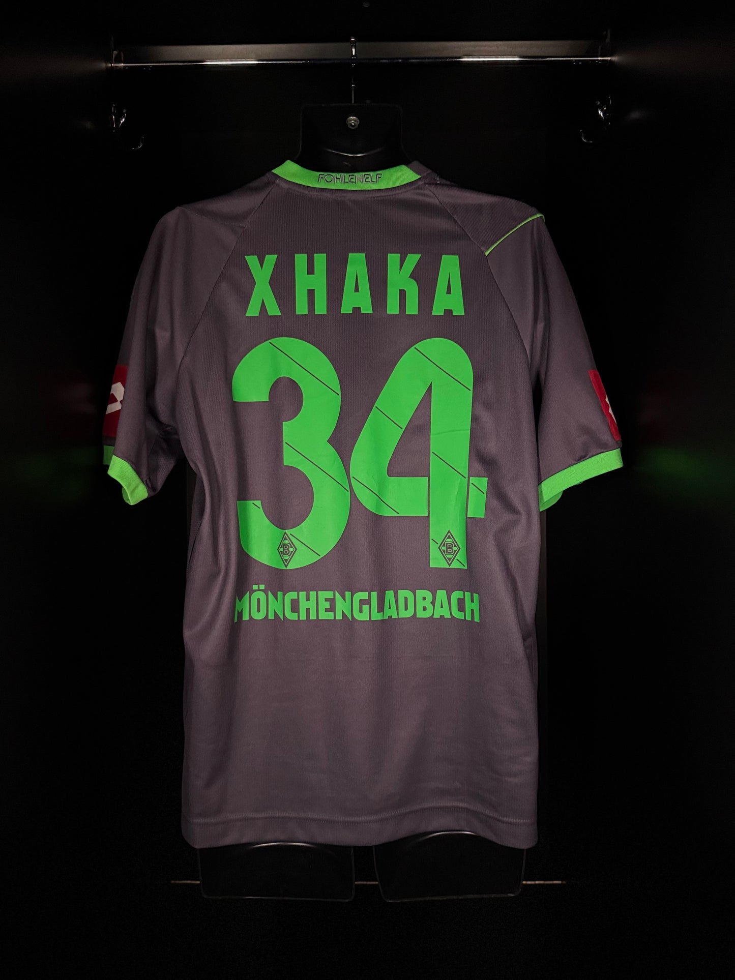 Borussia Monchengladbach Xhaka #34 - Lotto - 2011/2013 - AWAY Kit