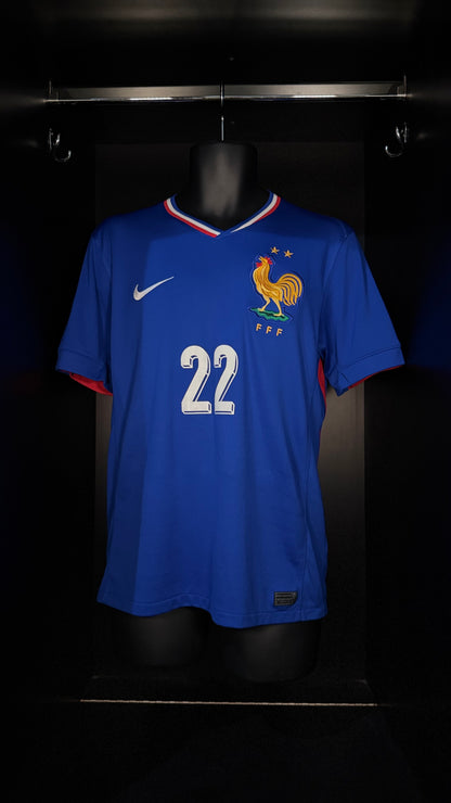 2024-2025 France T. Hernandez HOME Kit Soccer Jersey Football Shirt Nike Medium Authentic