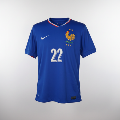 2024-2025 France T. Hernandez HOME Kit Soccer Jersey Football Shirt Nike Medium Authentic