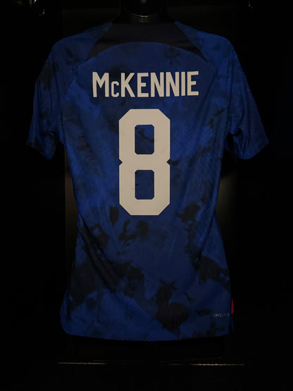 2022-2023 United States (USA) McKennie AWAY Kit Soccer Jersey Shirt Nike Medium Authentic