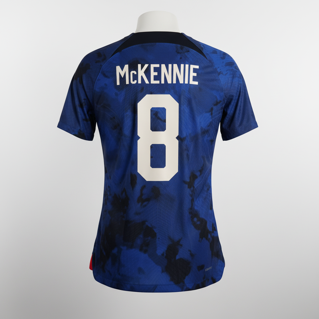 2022-2023 United States (USA) McKennie AWAY Kit Soccer Jersey Shirt Nike Medium Authentic