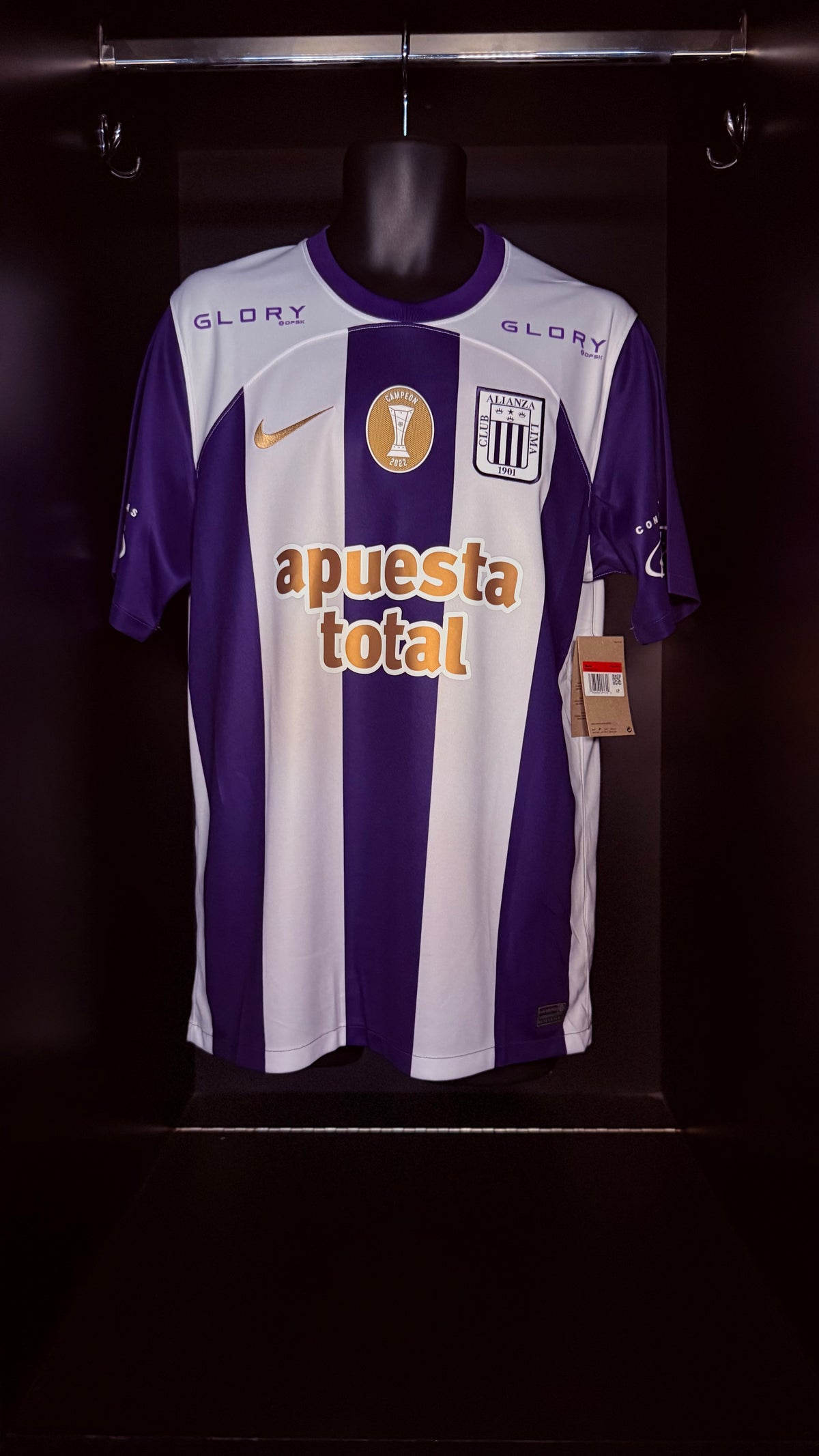 2023-2024 Alianza Lima Barcos THIRD Kit Soccer Jersey Football Shirt Nike Large