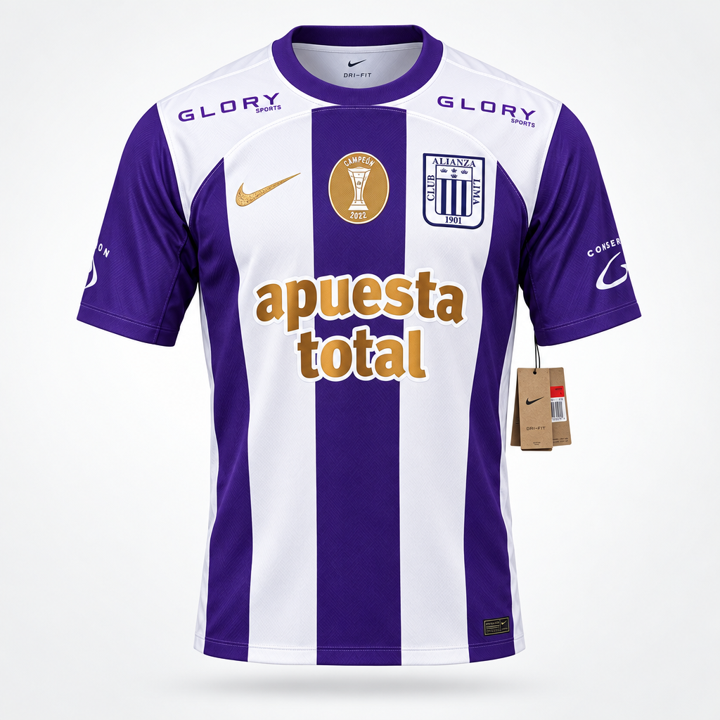2023-2024 Alianza Lima Barcos THIRD Kit Soccer Jersey Football Shirt Nike Large