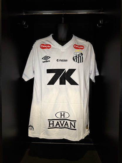 2025-2026 Santos Neymar Jr. HOME Kit Soccer Jersey Football Shirt Umbro Large Authentic
