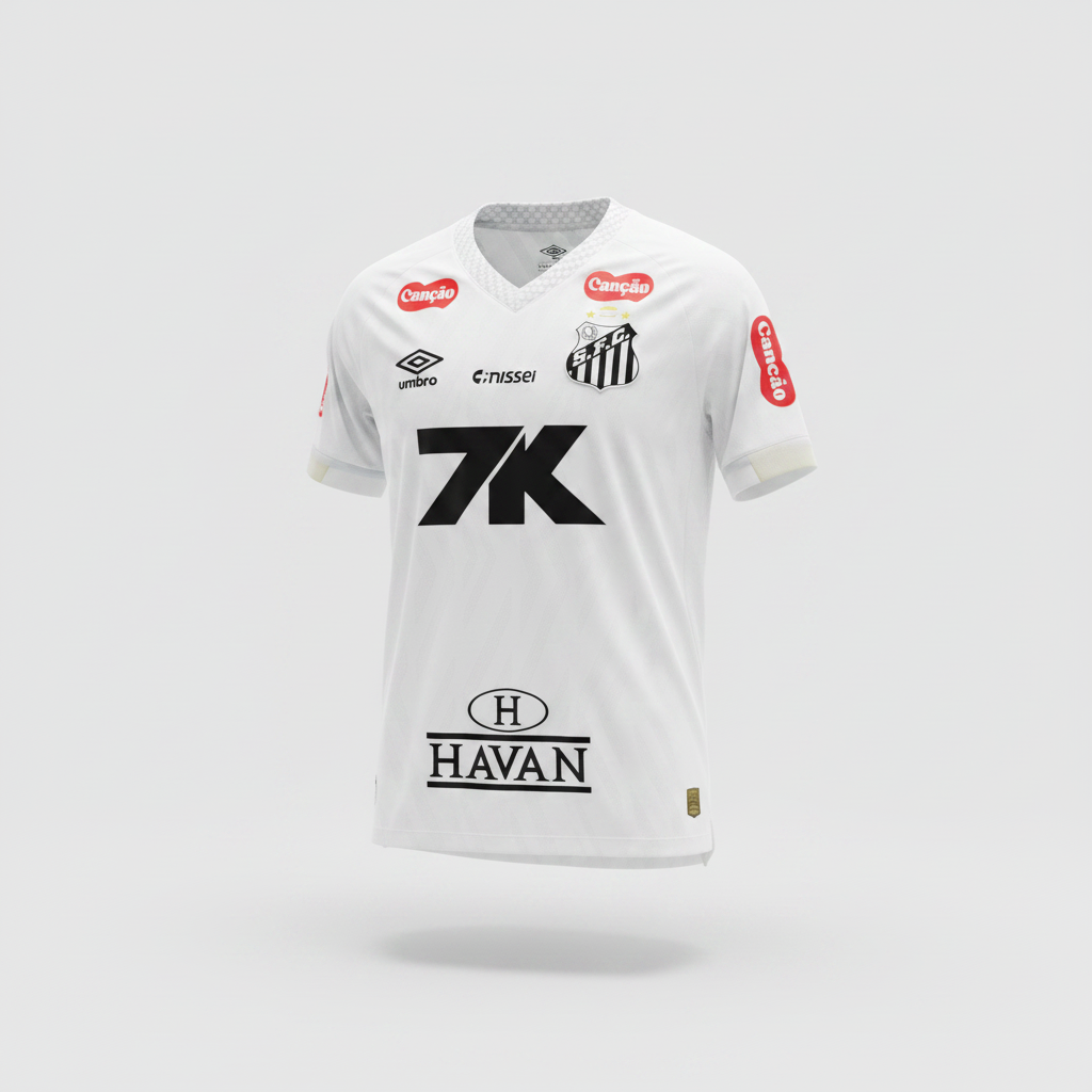 2025-2026 Santos Neymar Jr. HOME Kit Soccer Jersey Football Shirt Umbro Large Authentic
