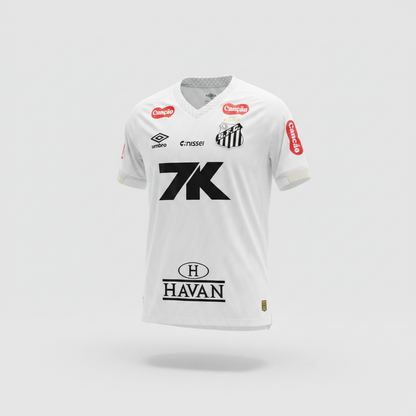 2025-2026 Santos Neymar Jr. HOME Kit Soccer Jersey Football Shirt Umbro Large Authentic