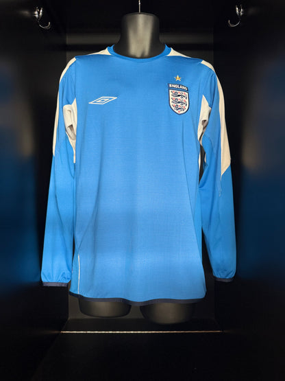 2004-2005 England GK Kit Soccer Jersey Football Shirt Umbro Small Authentic
