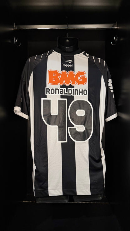 2012-2013 Atletico Mineiro Ronaldinho HOME Kit Soccer Jersey Football Shirt Topper Large Authentic