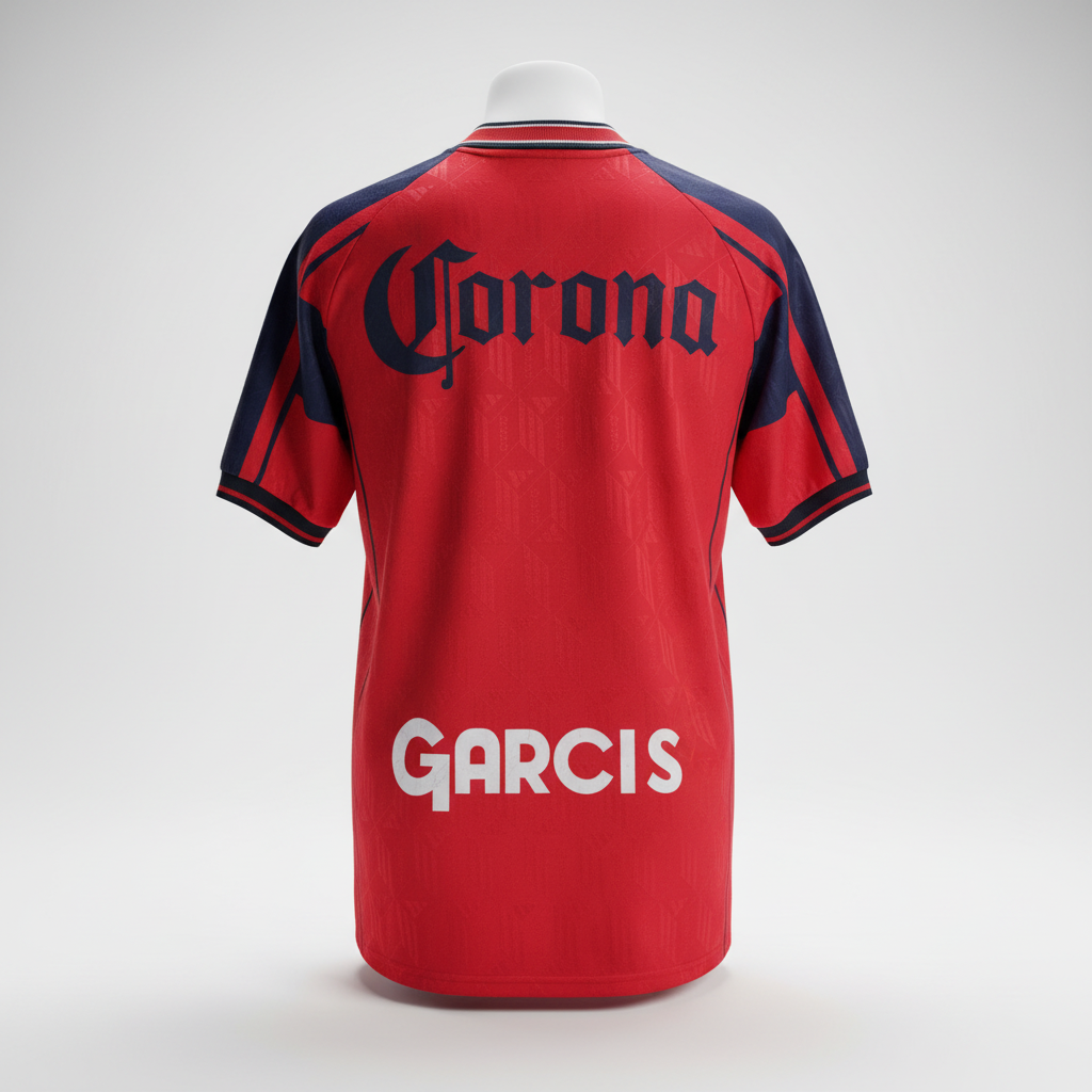 1999-2000 CD Irapuato HOME Kit Soccer Jersey Football Shirt Garcis Large Authentic