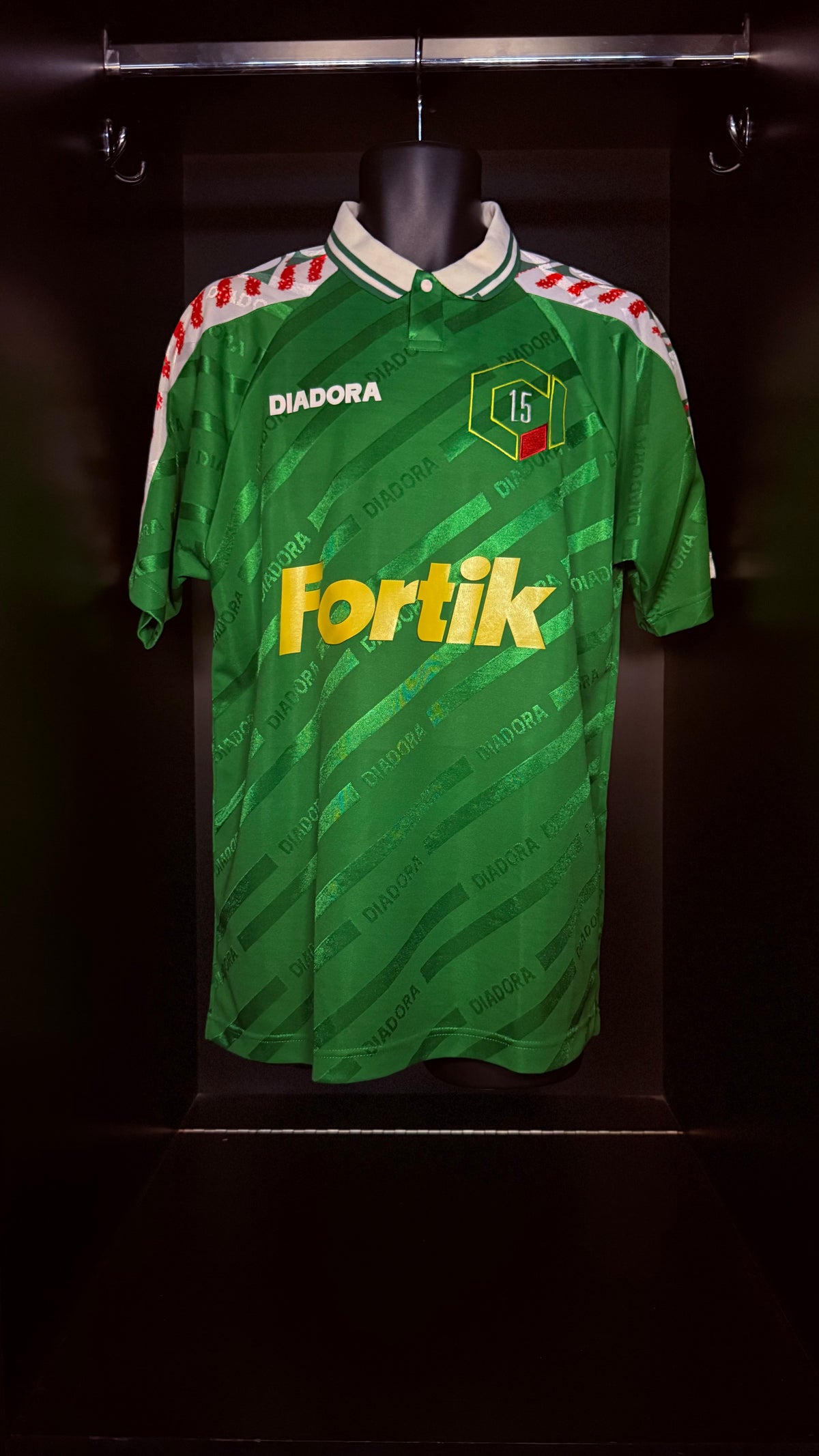 1997-1998 XV de Novembro AWAY Kit Soccer Jersey Football Shirt Diadora Large