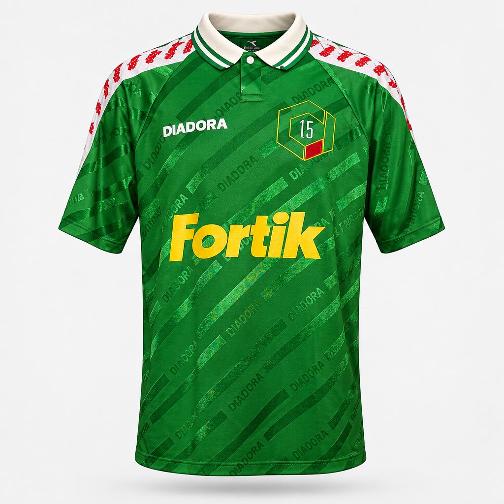1997-1998 XV de Novembro AWAY Kit Soccer Jersey Football Shirt Diadora Large