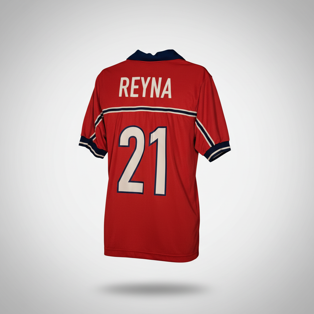 1998-1999 United States (USA) Reyna AWAY Kit Soccer Jersey Shirt Nike Medium Authentic